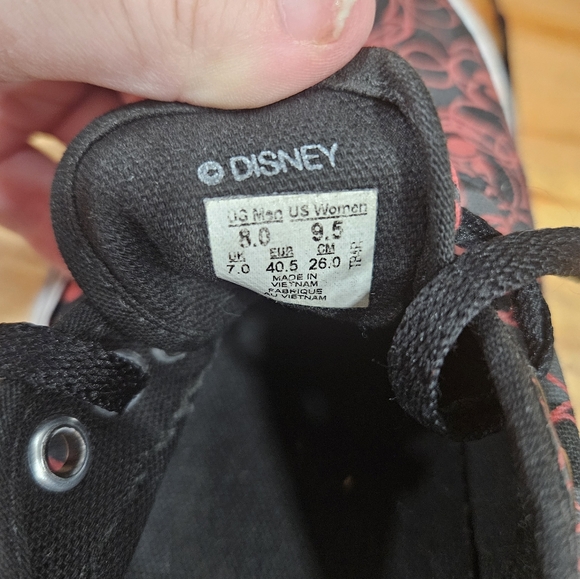 Disney Unisex Mickey Mouse Vans Mens 8 Womens 9.5 - Picture 10 of 11